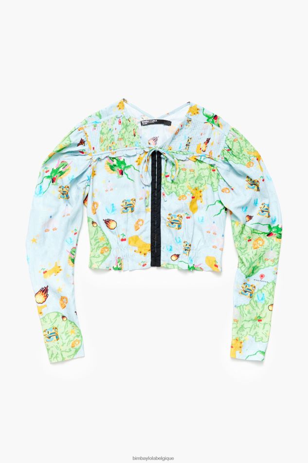 vêtements Bimba Y Lola blouse game vigo tondu HV4486344