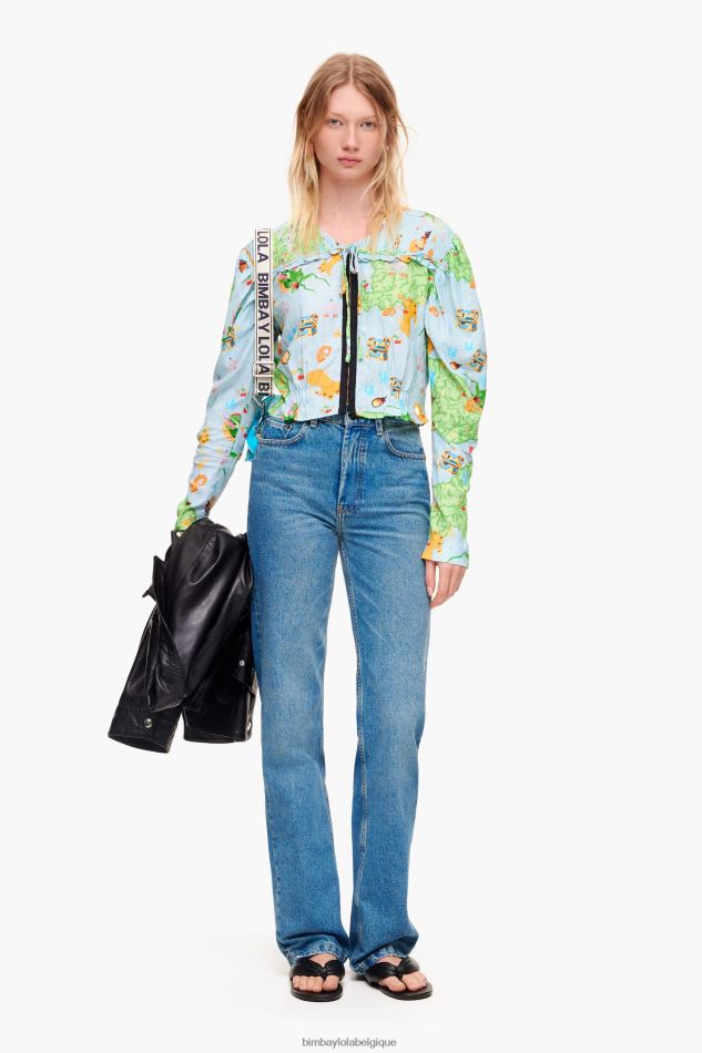 vêtements Bimba Y Lola blouse game vigo tondu HV4486344