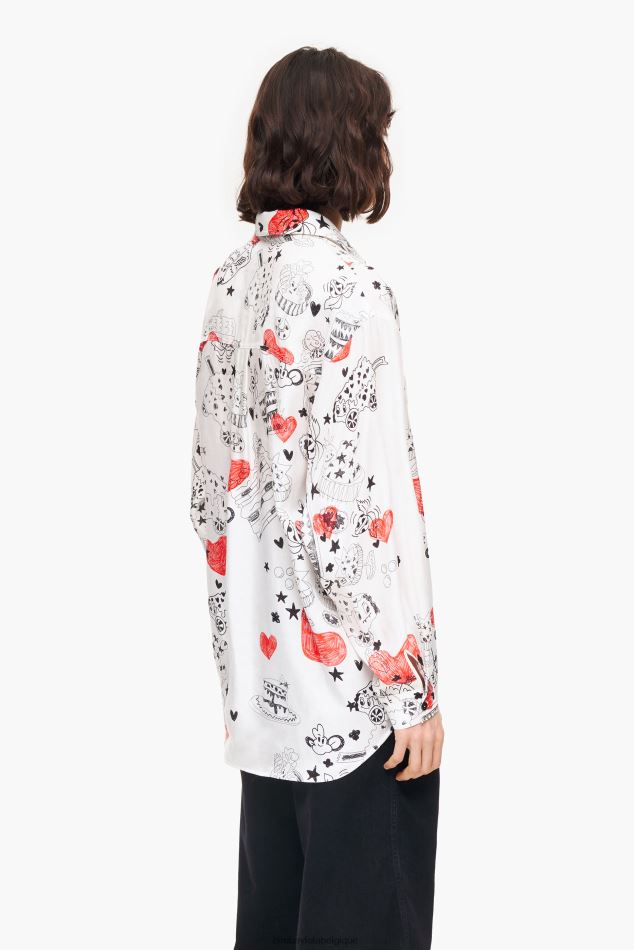 vêtements Bimba Y Lola chemise coeur surnom HV4486347