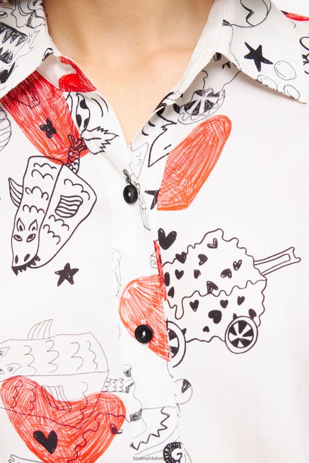 vêtements Bimba Y Lola chemise coeur surnom HV4486347