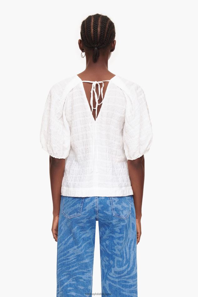 vêtements Bimba Y Lola chemisier court Ivoire HV4486348