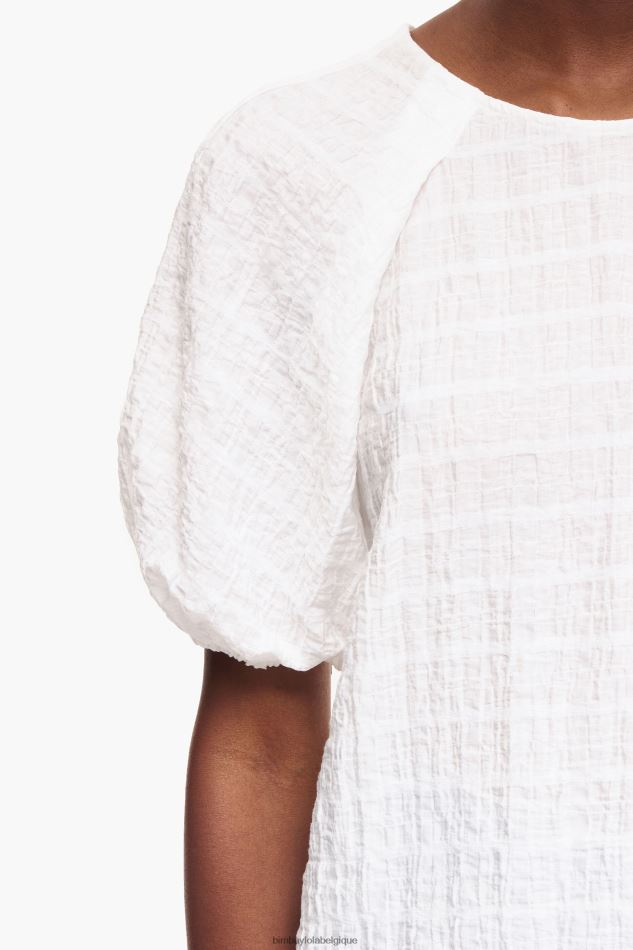 vêtements Bimba Y Lola chemisier court Ivoire HV4486348