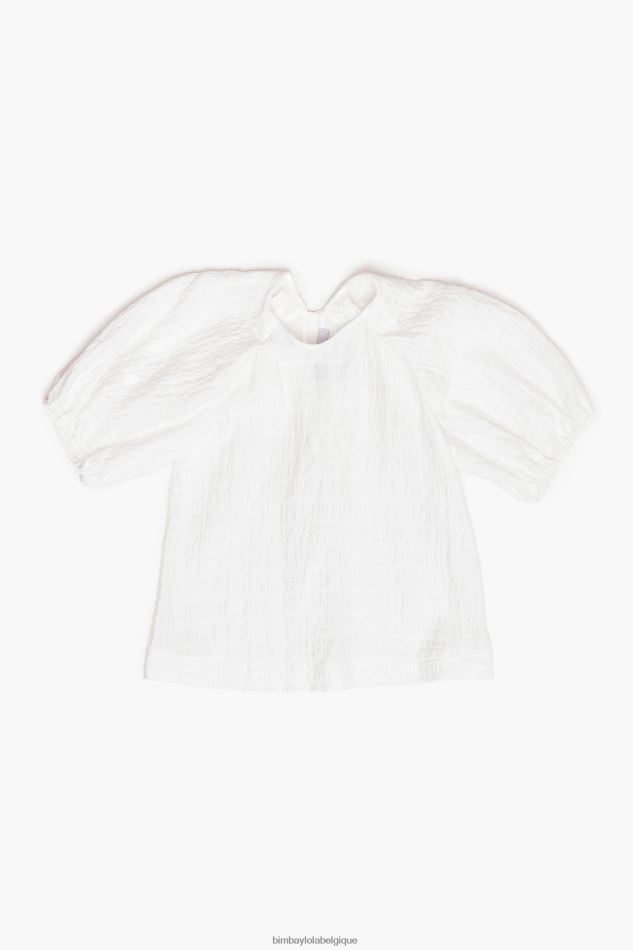 vêtements Bimba Y Lola chemisier court Ivoire HV4486348