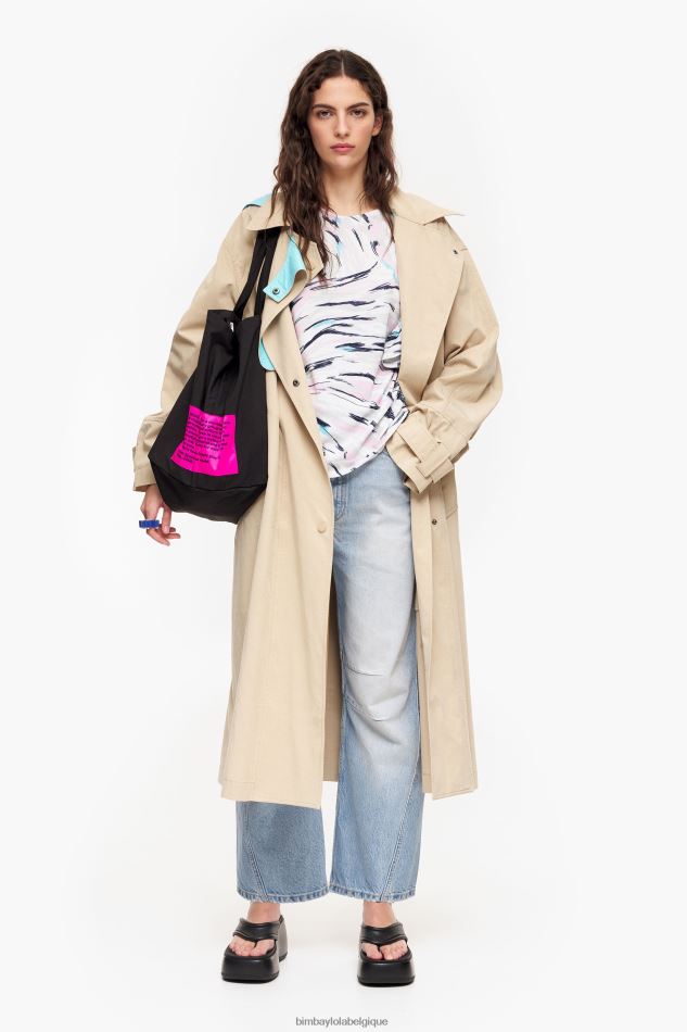 vêtements Bimba Y Lola t-shirt imprimé ailes de papillon blanc HV4486349