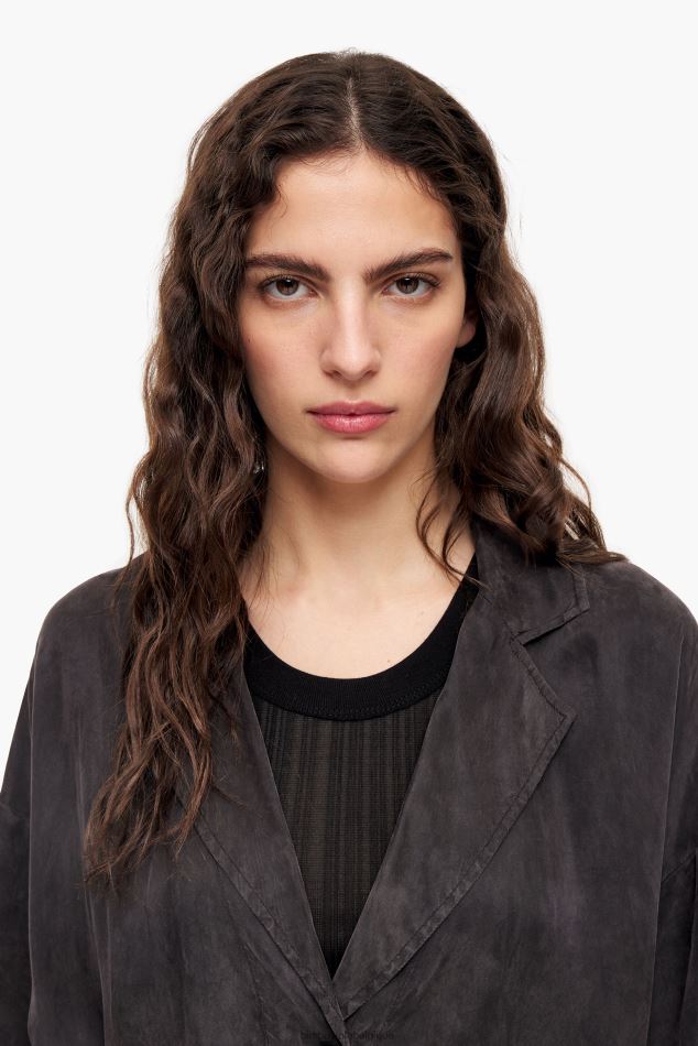 vêtements Bimba Y Lola blazer oversize noir lavé HV4486491