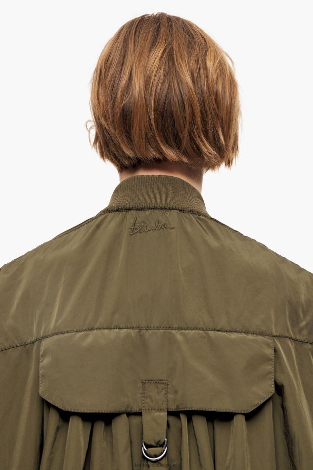 vêtements Bimba Y Lola trench bomber mi-long kaki HV4486472
