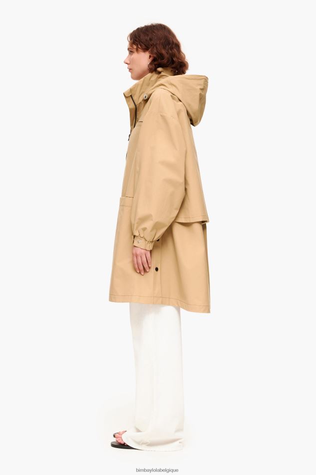 vêtements Bimba Y Lola trench en ligne chameau HV4486483