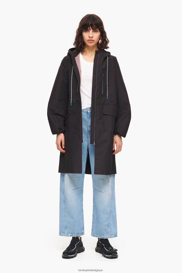 vêtements Bimba Y Lola trench en ligne noir HV4486484