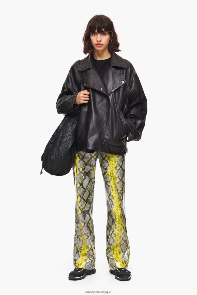 vêtements Bimba Y Lola veste de cuir noir HV4486476