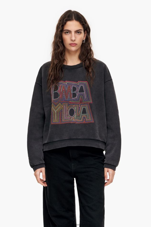 vêtements Bimba Y Lola sweat carré noir HV4486500