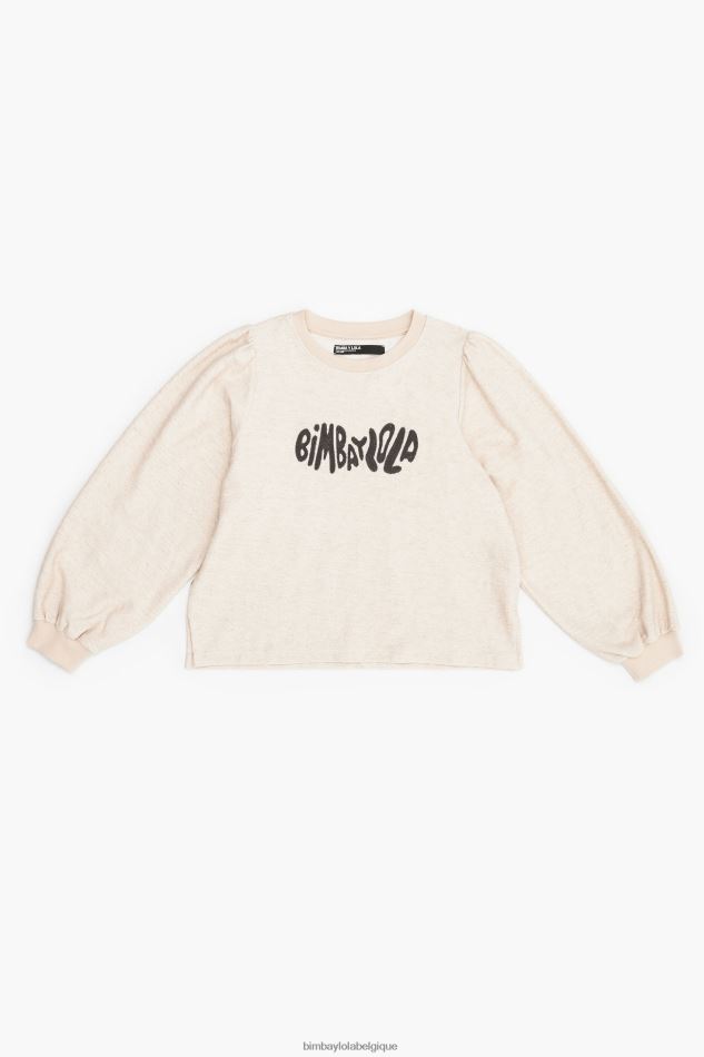 vêtements Bimba Y Lola sweat à logo carré sable HV4486496