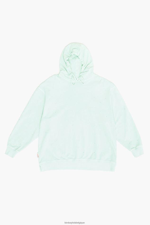 vêtements Bimba Y Lola sweat scintillant menthe HV4486501
