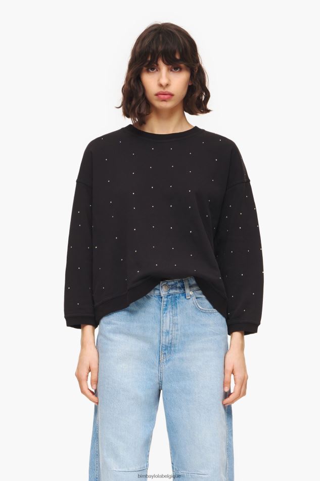 vêtements Bimba Y Lola sweat scintillant noir HV4486502