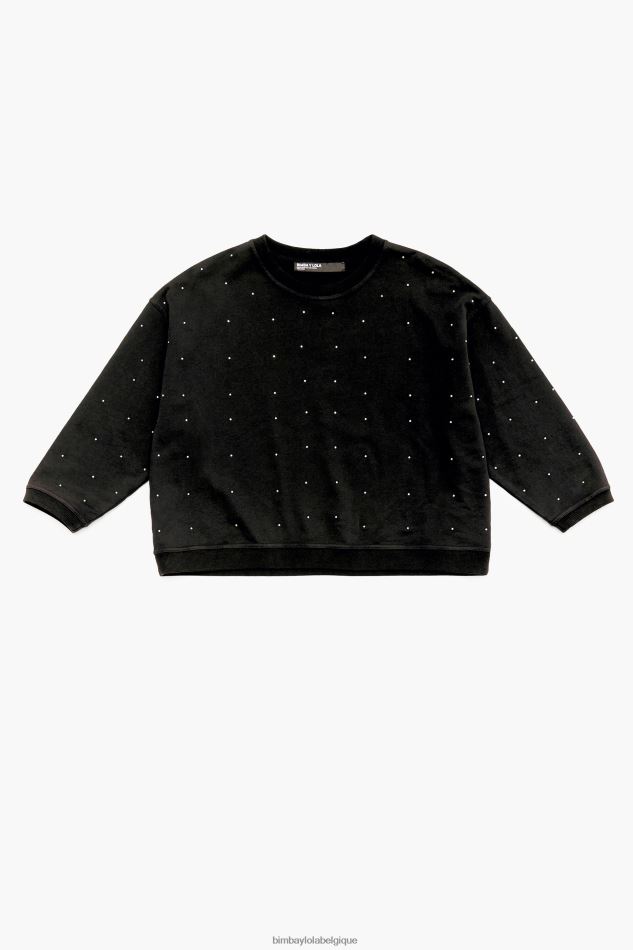 vêtements Bimba Y Lola sweat scintillant noir HV4486502
