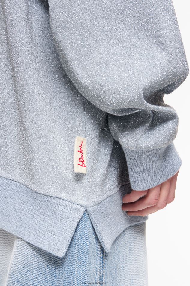 vêtements Bimba Y Lola sweat-shirt en coton bleu HV4486493