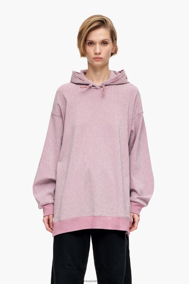 vêtements Bimba Y Lola sweat-shirt en coton rose HV4486494
