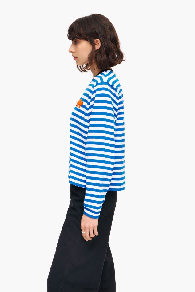vêtements Bimba Y Lola T-shirt à rayures bleu HV4486253