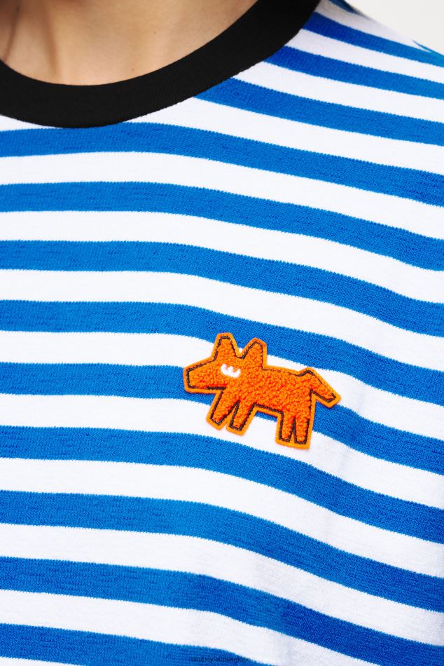 vêtements Bimba Y Lola T-shirt à rayures bleu HV4486253