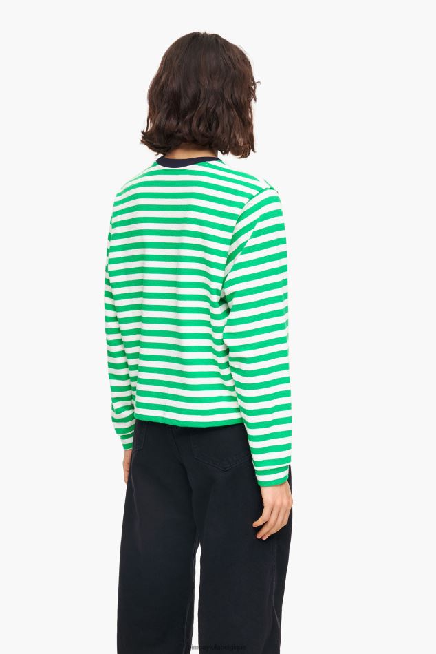 vêtements Bimba Y Lola T-shirt à rayures vert HV4486255