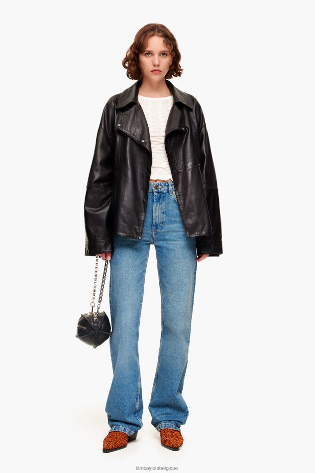 vêtements Bimba Y Lola t-shirt ajusté avec texture Ivoire HV4486312