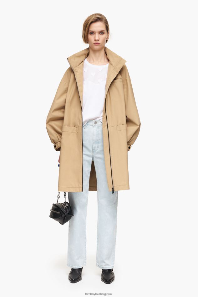 vêtements Bimba Y Lola t-shirt coeurs en coton blanc HV4486283