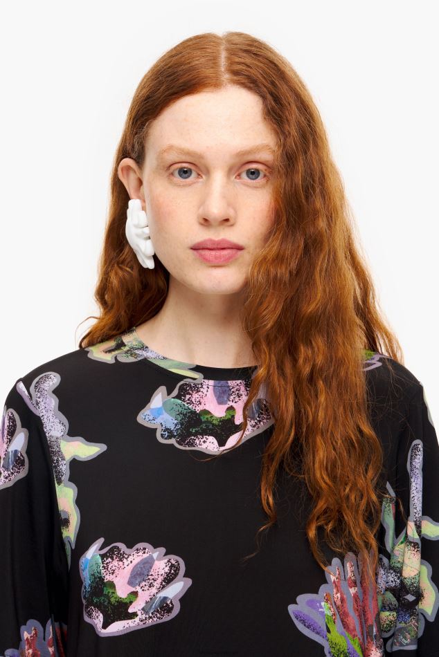 vêtements Bimba Y Lola t-shirt corail foncé gris HV4486266