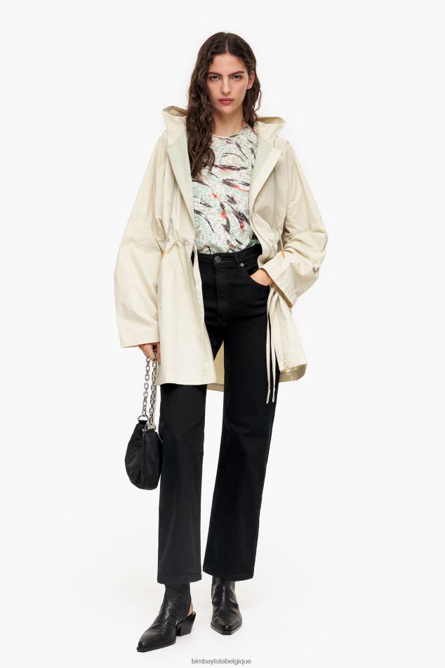 vêtements Bimba Y Lola t-shirt coupe trapèze à imprimé aile de papillon menthe HV4486305