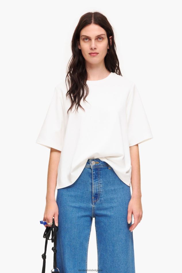 vêtements Bimba Y Lola t-shirt court ponte di roma Ivoire HV4486257