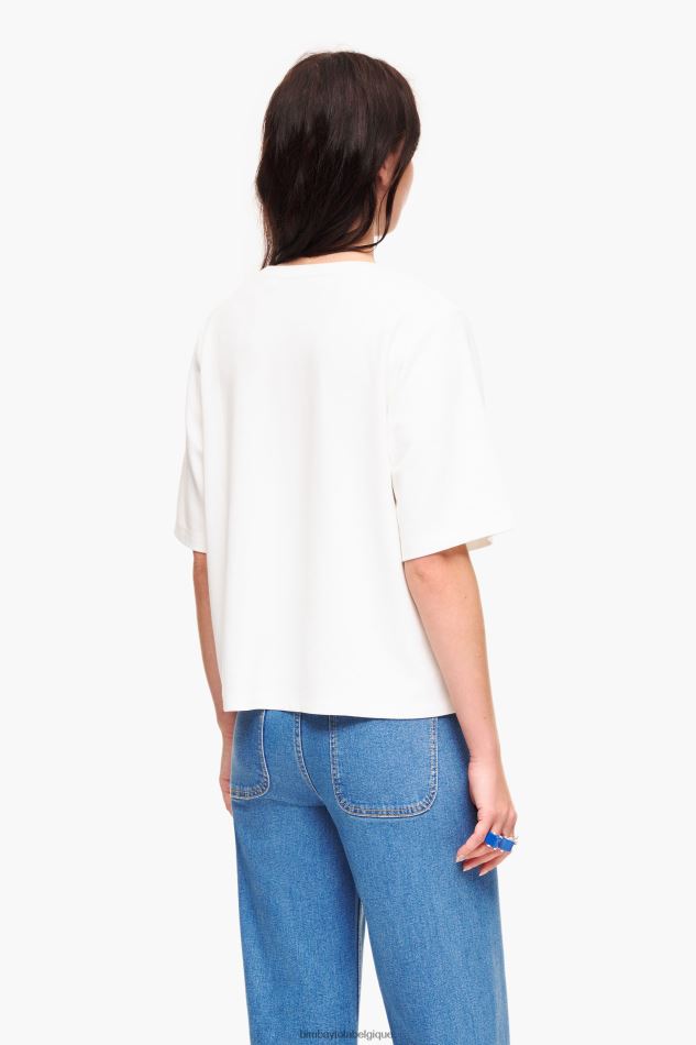 vêtements Bimba Y Lola t-shirt court ponte di roma Ivoire HV4486257