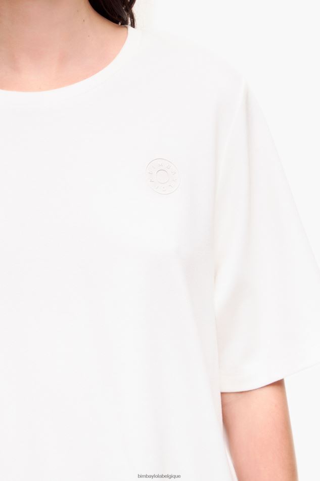 vêtements Bimba Y Lola t-shirt court ponte di roma Ivoire HV4486257