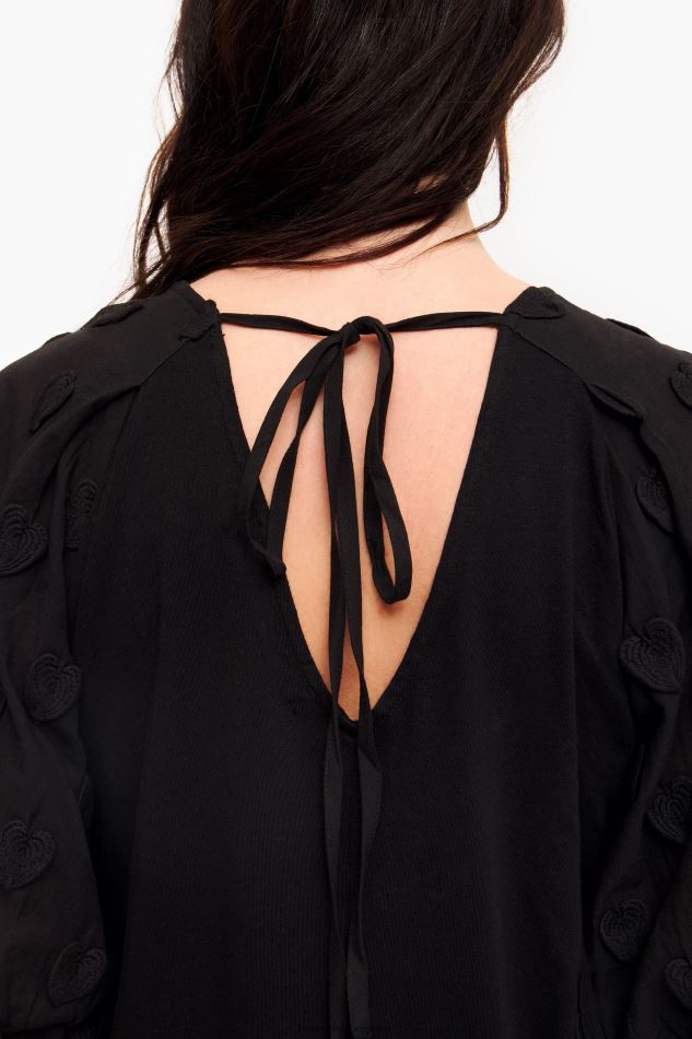 vêtements Bimba Y Lola t-shirt à double tissu noir HV4486286