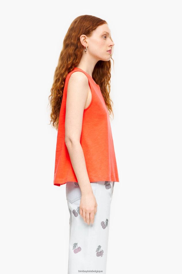 vêtements Bimba Y Lola t-shirt en cotton corail HV4486295
