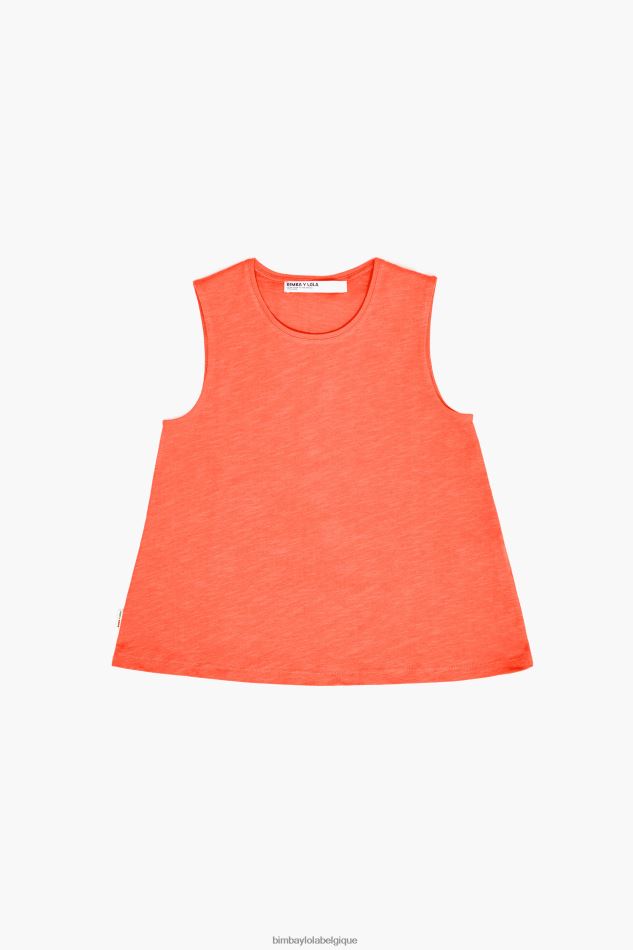 vêtements Bimba Y Lola t-shirt en cotton corail HV4486295