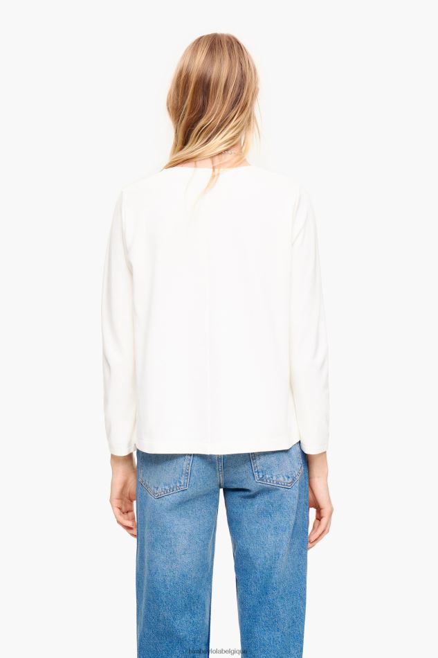 vêtements Bimba Y Lola t-shirt en tricot blanc HV4486300