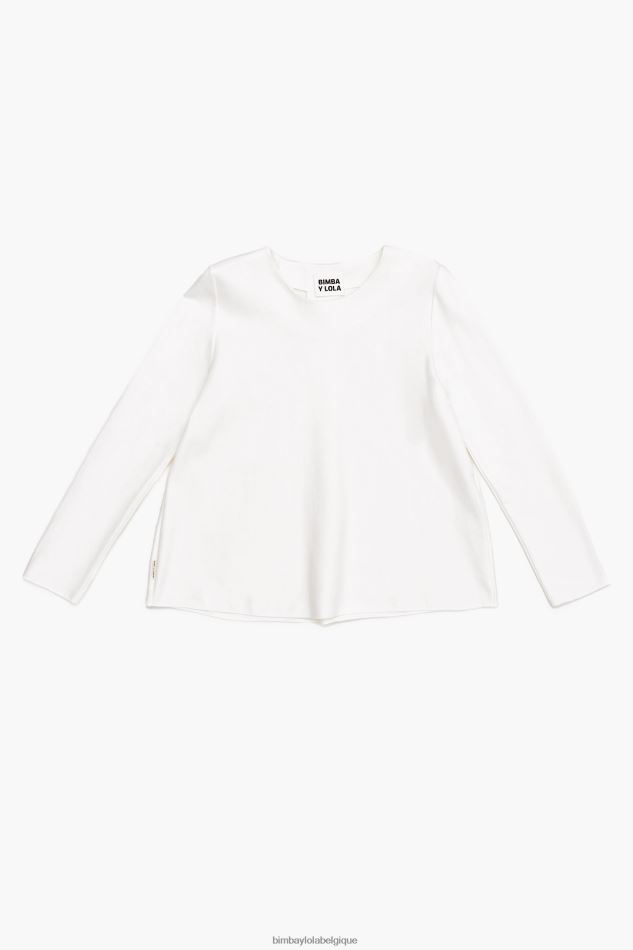 vêtements Bimba Y Lola t-shirt en tricot blanc HV4486300