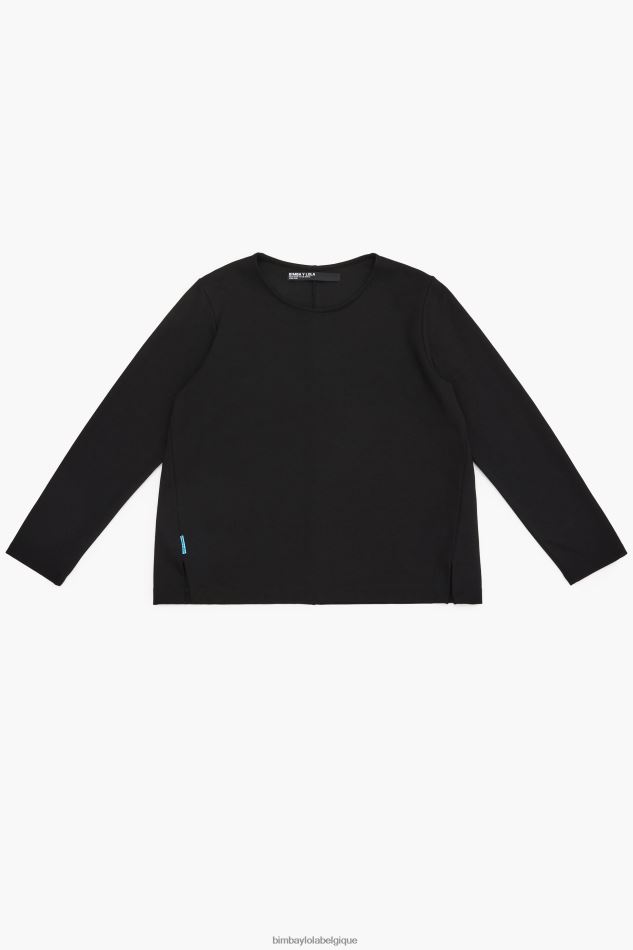 vêtements Bimba Y Lola t-shirt en tricot noir HV4486301