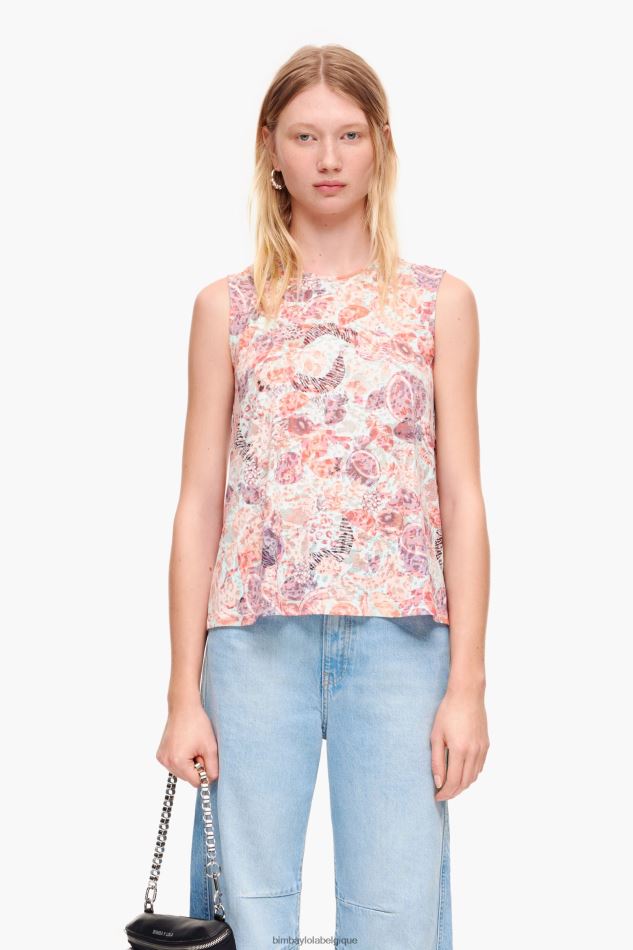 vêtements Bimba Y Lola t-shirt entièrement imprimé des fruits HV4486293