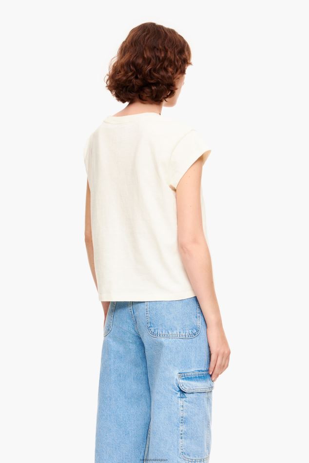 vêtements Bimba Y Lola t-shirt à fleurs écru HV4486275