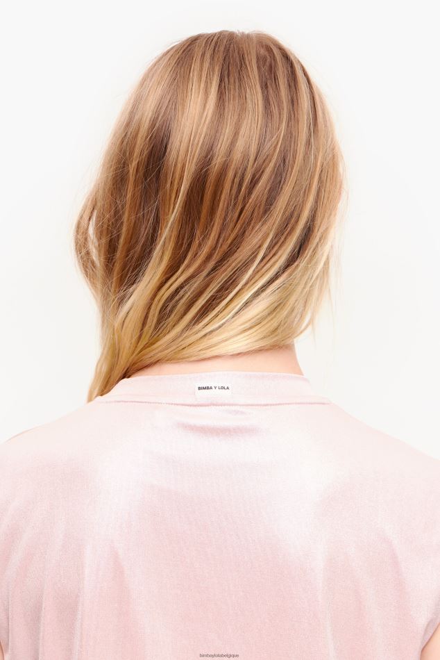 vêtements Bimba Y Lola t-shirt fluide court rose HV4486308