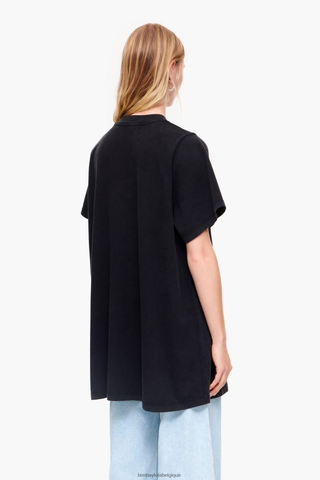 vêtements Bimba Y Lola t-shirt fluide à logo noir HV4486281