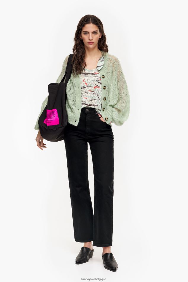 vêtements Bimba Y Lola t-shirt imprimé ailes de papillon menthe HV4486304