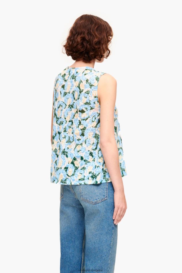 vêtements Bimba Y Lola t-shirt léger pinceau animalier bleu HV4486292