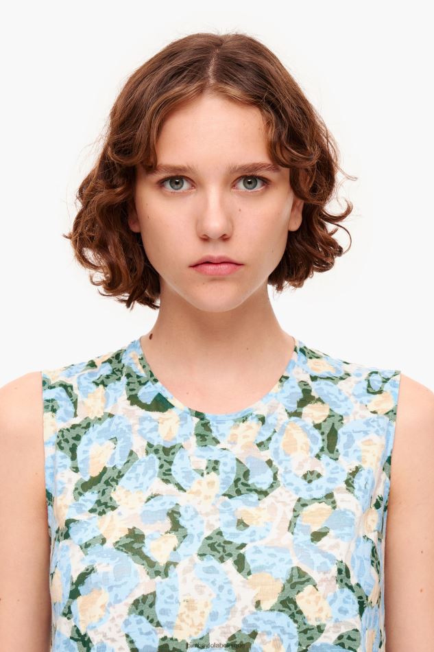 vêtements Bimba Y Lola t-shirt léger pinceau animalier bleu HV4486292