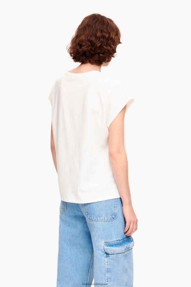 vêtements Bimba Y Lola t-shirt à logo crayon Ivoire HV4486260