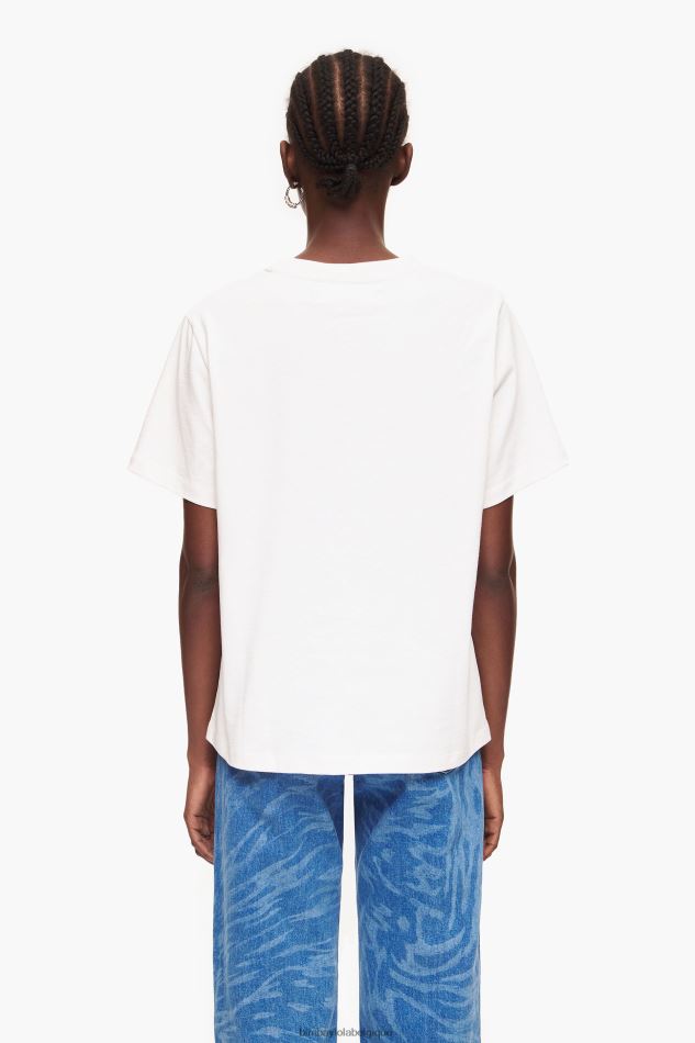 vêtements Bimba Y Lola t-shirt à logo universitaire blanc HV4486277
