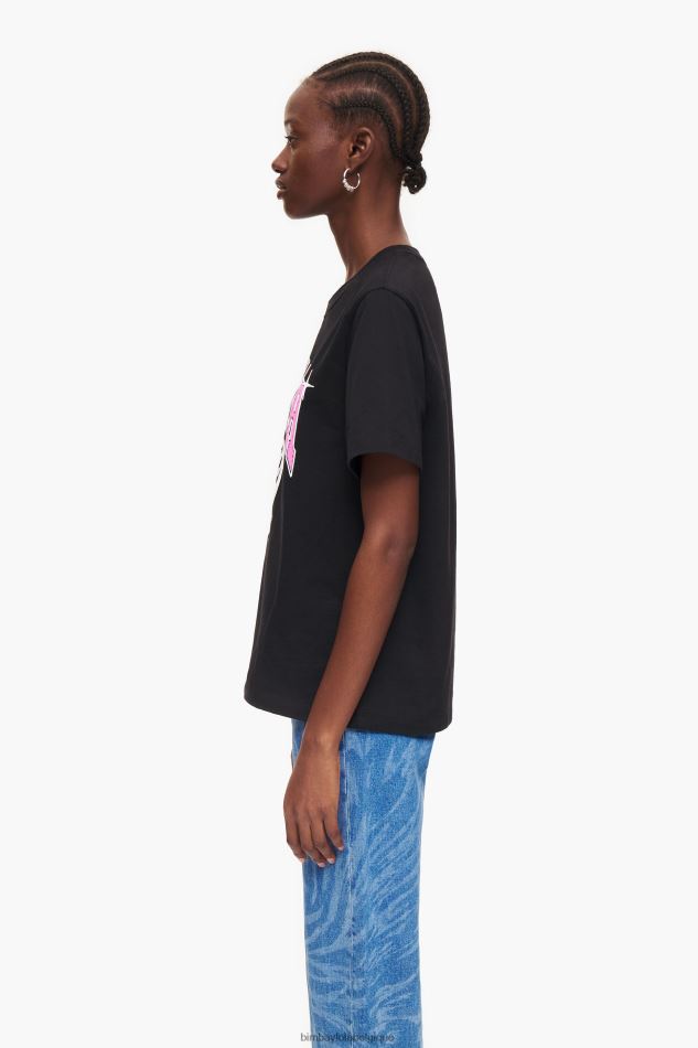 vêtements Bimba Y Lola t-shirt à logo universitaire noir HV4486276