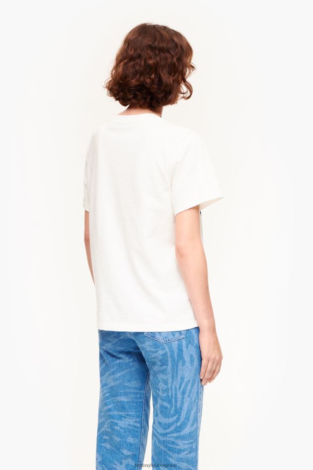 vêtements Bimba Y Lola t-shirt ours panda blanc HV4486279