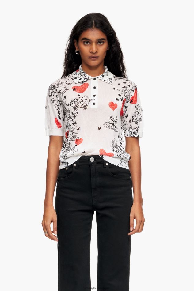 vêtements Bimba Y Lola polo ajusté à cœur surnom HV4486374